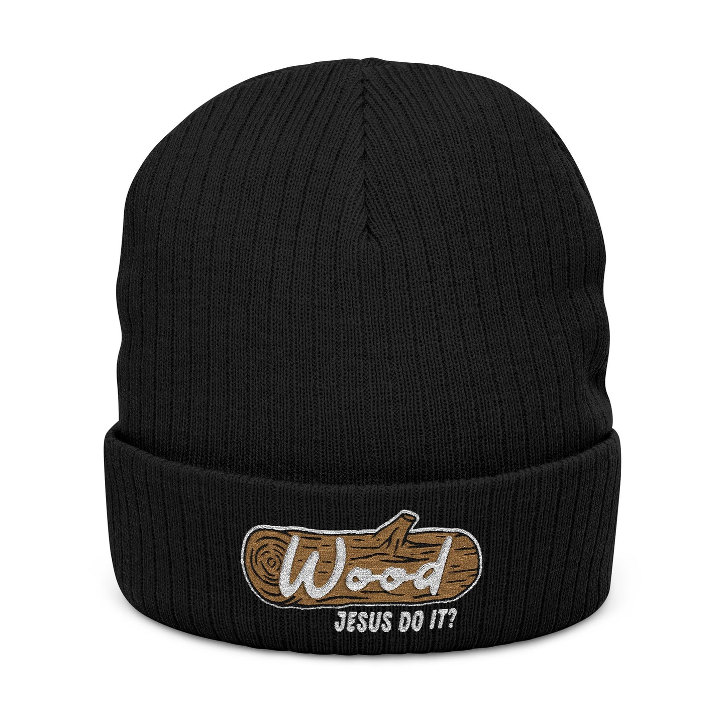 Wood Jesus Do it Beanie