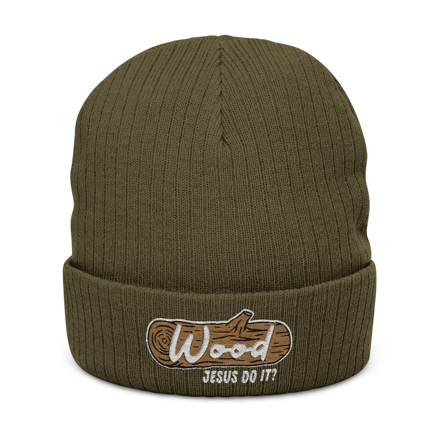 Wood Jesus Do it Beanie