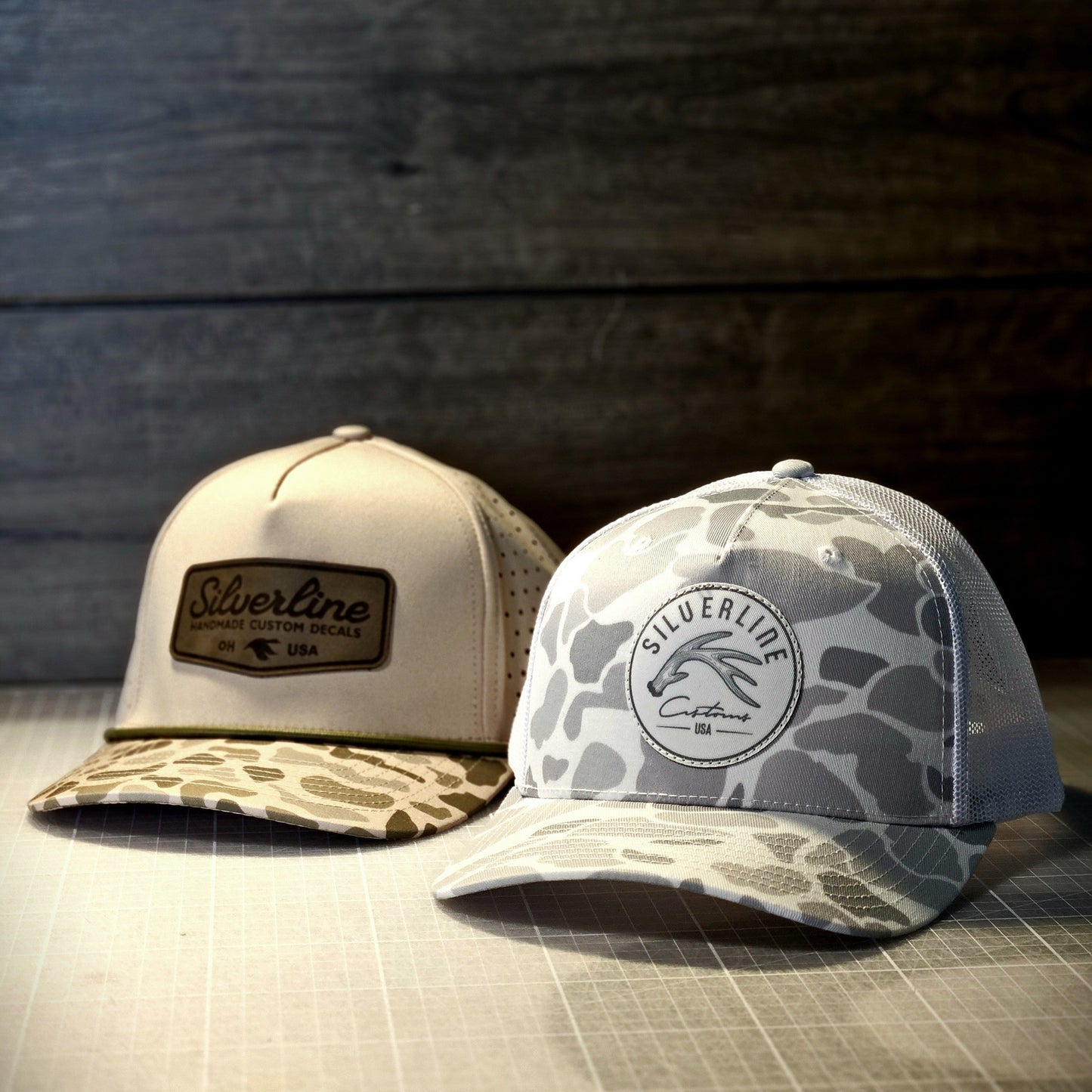 White Duck Camo Trucker Hat