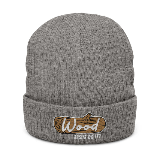 Wood Jesus Do it Beanie