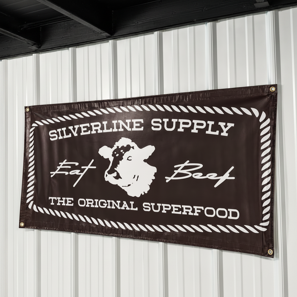 Eat Beef Banner 2x4