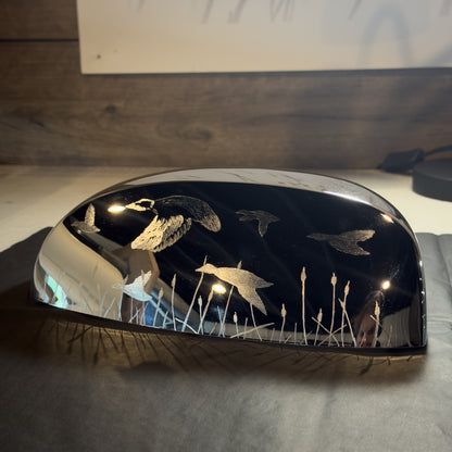 2007-2014 GM Chrome Mirror Caps 1 of 1  Hand Engraved