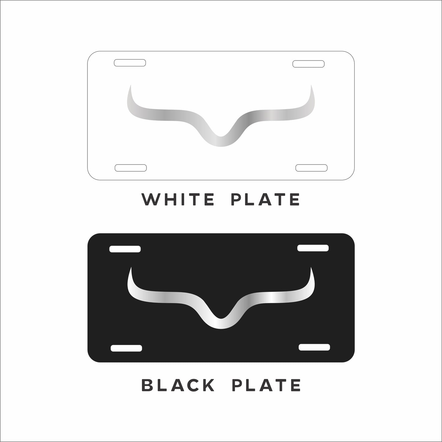 Long Horn Plate