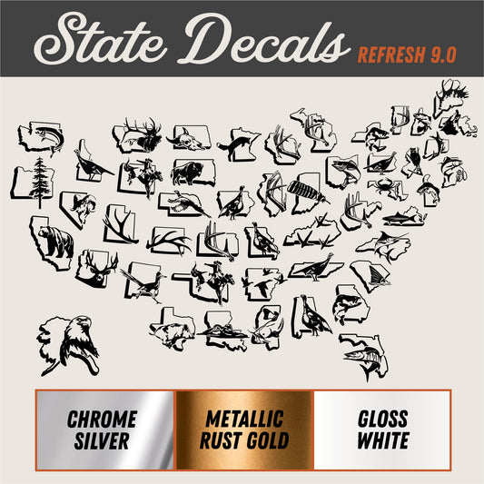 U.S. State Decals