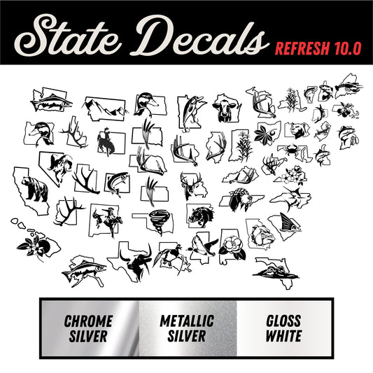 U.S. State Decals