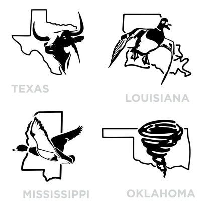 U.S. State Decals