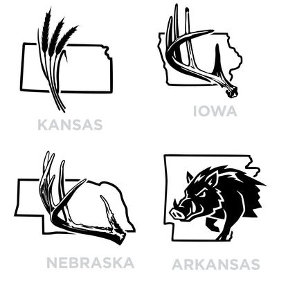 U.S. State Decals