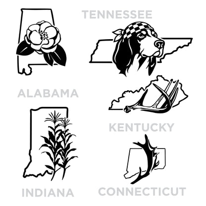U.S. State Decals