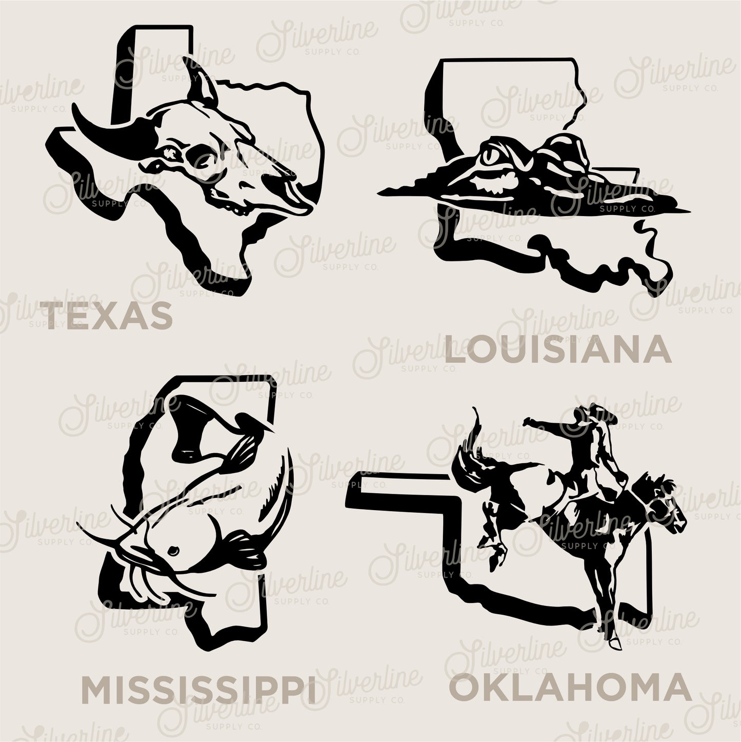U.S. State Decals