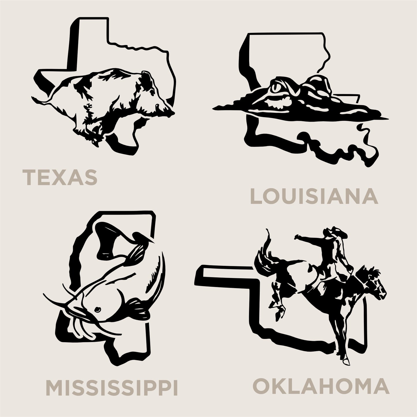 U.S. State Decals