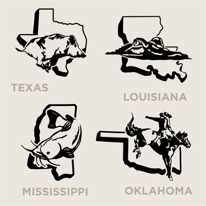 U.S. State Decals