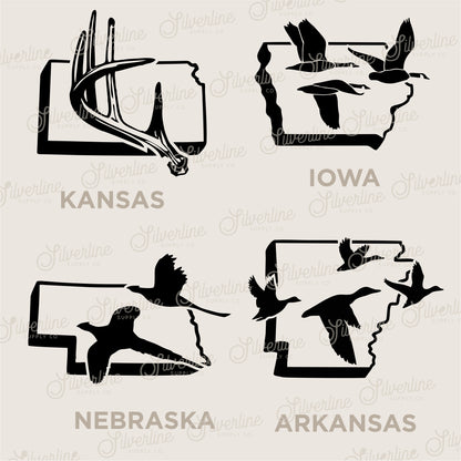 U.S. State Decals