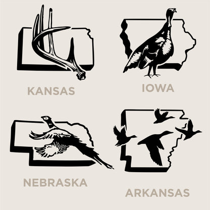 U.S. State Decals