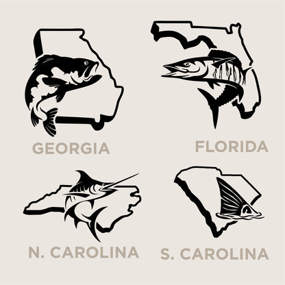 U.S. State Decals