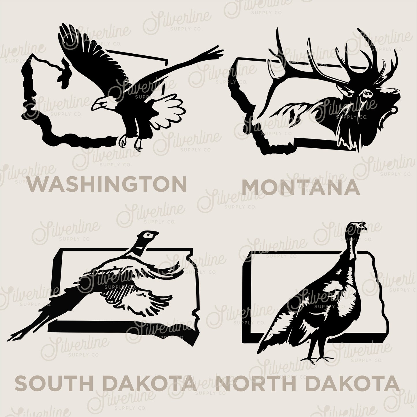 U.S. State Decals