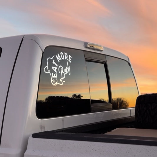 Eat More Beef Decal